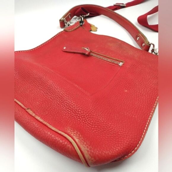 Roots Canada Leather Messenger Bag Crossbody Handbag Purse Vintage - Picture 15 of 16